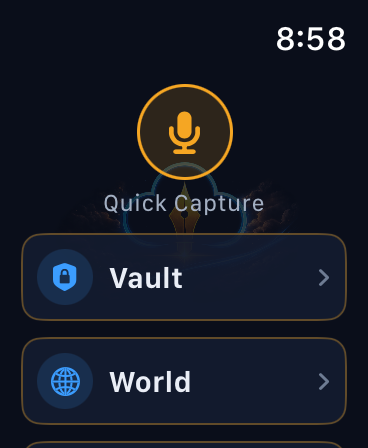Capturing on Apple Watch